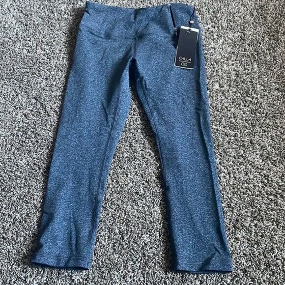 NWT Calia By Carrie Underwood Mid Rise Capri XS Gray - Picture 6 of 12